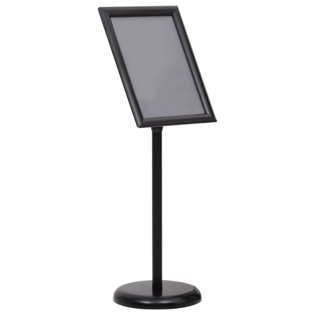 Soporte de pie para carteles A3 de aleación de aluminio negro de vidaXL, Mostradores - Ref: Foro24-51206, Precio: 49,77 €, De...