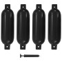 Boat fenders 4 units black PVC 51x14 cm by vidaXL, Docking and anchoring - Ref: Foro24-92381, Price: 61,78 €, Discount: %