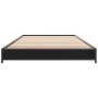 Estructura de cama madera de ingeniería y metal negra 75x190 cm de vidaXL, Camas y somieres - Ref: Foro24-845186, Precio: 65,...