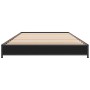 Estructura de cama madera ingeniería y metal negro 100x200 cm de vidaXL, Camas y somieres - Ref: Foro24-845171, Precio: 69,09...