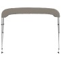 Bimini top with 3 arches gray 182x184x136 cm by vidaXL, Boat storage covers - Ref: Foro24-94800, Price: 144,43 €, Discount: %