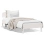 White pine wood bed frame with headboard 100x200cm by vidaXL, Beds and slatted bases - Ref: Foro24-3207218, Price: 143,40 €, ...