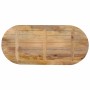 Ovale Tischplatte aus massivem Mangoholz 90x40x2,5 cm von vidaXL, Tischplatten - Ref: Foro24-370123, Preis: 48,30 €, Rabatt: %