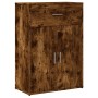 Smoked oak engineered wood sideboard 60x30x84 cm by vidaXL, Sideboards - Ref: Foro24-840496, Price: 71,62 €, Discount: %