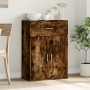 Smoked oak engineered wood sideboard 60x30x84 cm by vidaXL, Sideboards - Ref: Foro24-840496, Price: 71,62 €, Discount: %