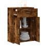 Aparador madera de ingeniería roble ahumado 60x30x84 cm de vidaXL, Aparadores - Ref: Foro24-840496, Precio: 71,62 €, Descuent...