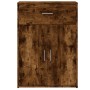 Aparador madera de ingeniería roble ahumado 60x30x84 cm de vidaXL, Aparadores - Ref: Foro24-840496, Precio: 71,62 €, Descuent...