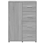 Aparador de madera de ingeniería gris Sonoma 60x31x84 cm de vidaXL, Aparadores - Ref: Foro24-840511, Precio: 104,27 €, Descue...