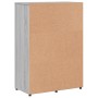 Aparador de madera de ingeniería gris Sonoma 60x31x84 cm de vidaXL, Aparadores - Ref: Foro24-840511, Precio: 104,27 €, Descue...