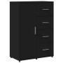 Aparador de madera de ingeniería negro 60x31x84 cm de vidaXL, Aparadores - Ref: Foro24-840507, Precio: 93,63 €, Descuento: %