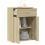 Aparador madera de ingeniería roble Sonoma 60x30x84 cm de vidaXL, Aparadores - Ref: Foro24-840494, Precio: 71,72 €, Descuento: %