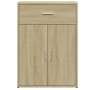 Aparador madera de ingeniería roble Sonoma 60x30x84 cm de vidaXL, Aparadores - Ref: Foro24-840494, Precio: 71,72 €, Descuento: %