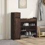 Brown oak engineered wood shoe rack 100.5x28x100 cm by vidaXL, Shoe racks and shoe organizers - Ref: Foro24-840428, Price: 91...