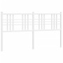 Cabecero de metal blanco 150 cm de vidaXL, Cabeceros y pies de cama - Ref: Foro24-376407, Precio: 42,40 €, Descuento: %