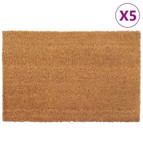 Doormats 5 units natural coconut fiber 40x60 cm by vidaXL, Doormats - Ref: Foro24-155559, Price: 41,41 €, Discount: %