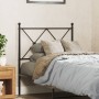 Cabecero de metal negro 75 cm de vidaXL, Cabeceros y pies de cama - Ref: Foro24-376528, Precio: 34,19 €, Descuento: %