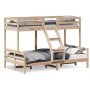 Solid pine wood bunk bed 90x200/120x200 cm by vidaXL, Beds and slatted bases - Ref: Foro24-3207169, Price: 323,72 €, Discount: %