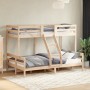 Solid pine wood bunk bed 90x200/120x200 cm by vidaXL, Beds and slatted bases - Ref: Foro24-3207169, Price: 323,72 €, Discount: %