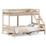 Solid pine wood bunk bed 80x200/140x200 cm by vidaXL, Beds and slatted bases - Ref: Foro24-3207181, Price: 335,86 €, Discount: %