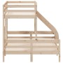 Solid pine wood bunk bed 80x200/140x200 cm by vidaXL, Beds and slatted bases - Ref: Foro24-3207181, Price: 335,86 €, Discount: %