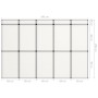 Folding exhibition display board with 15 white panels, 302x200 cm. by vidaXL, Exhibitors for fairs - Ref: Foro24-51211, Price...