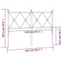 Kopfteil aus weißem Metall, 120 cm von vidaXL, Kopf- und Fußteile - Ref: Foro24-376582, Preis: 43,75 €, Rabatt: %