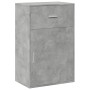 Concrete gray engineered wood storage cabinet 56.5x39x90cm by vidaXL, Lockers and storage cabinets - Ref: Foro24-840712, Pric...