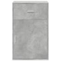 Concrete gray engineered wood storage cabinet 56.5x39x90cm by vidaXL, Lockers and storage cabinets - Ref: Foro24-840712, Pric...