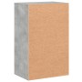 Concrete gray engineered wood storage cabinet 56.5x39x90cm by vidaXL, Lockers and storage cabinets - Ref: Foro24-840712, Pric...