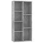 Gray engineered wood shelf 50x25x106 cm by vidaXL, Bookcases and shelves - Ref: Foro24-801111, Price: 55,25 €, Discount: %