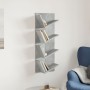 Concrete gray 4-tier wall shelf 33x16x90 cm by vidaXL, Shelves and shelves - Ref: Foro24-840719, Price: 36,66 €, Discount: %