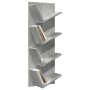 Concrete gray 4-tier wall shelf 33x16x90 cm by vidaXL, Shelves and shelves - Ref: Foro24-840719, Price: 36,66 €, Discount: %