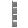 Concrete gray 4-tier wall shelf 33x16x90 cm by vidaXL, Shelves and shelves - Ref: Foro24-840719, Price: 36,66 €, Discount: %