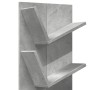 Concrete gray 4-tier wall shelf 33x16x90 cm by vidaXL, Shelves and shelves - Ref: Foro24-840719, Price: 36,66 €, Discount: %