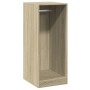 Armario de madera de ingeniería roble Sonoma 48x41x102 cm de vidaXL, Organizadores de vestidores y perchas de barra - Ref: Fo...