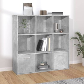 Betongraues Sperrholzregal 98x30x98 cm von vidaXL, Bücherregale und Regale - Ref: Foro24-801120, Preis: 81,54 €, Rabatt: %