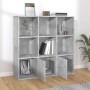 Concrete gray plywood shelf 98x30x98 cm by vidaXL, Bookcases and shelves - Ref: Foro24-801120, Price: 82,27 €, Discount: %