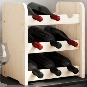 Weinregal aus massivem Kiefernholz, 33 x 25 x 37 cm von vidaXL, Weinregale - Ref: Foro24-4007553, Preis: 18,55 €, Rabatt: %