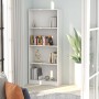 4-tier white plywood shelf 60x24x142cm by vidaXL, Bookcases and shelves - Ref: Foro24-800873, Price: 67,37 €, Discount: %