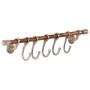 Aluminum wall coat rack 75x15 cm by vidaXL, Hat and coat racks - Ref: Foro24-357836, Price: 34,93 €, Discount: %