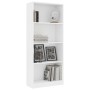 4-tier white plywood shelf 60x24x142cm by vidaXL, Bookcases and shelves - Ref: Foro24-800873, Price: 67,37 €, Discount: %