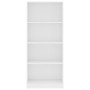 4-tier white plywood shelf 60x24x142cm by vidaXL, Bookcases and shelves - Ref: Foro24-800873, Price: 67,37 €, Discount: %