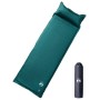 Colchón de camping autoinflable con almohada 1 persona verde de vidaXL, Colchones de aire - Ref: Foro24-4007126, Precio: 40,8...