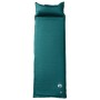 Colchón de camping autoinflable con almohada 1 persona verde de vidaXL, Colchones de aire - Ref: Foro24-4007126, Precio: 40,8...