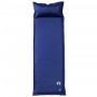 Colchón de camping autoinflable con almohada 1 persona azul de vidaXL, Colchones de aire - Ref: Foro24-4007132, Precio: 46,11...