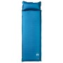 Self-inflating camping mattress with pillow 1 person turquoise by vidaXL, Air mattresses - Ref: Foro24-4007130, Price: 46,11 ...