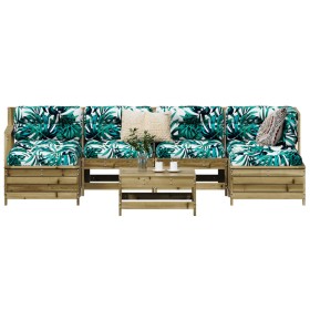 Garden sofa set 7 pieces impregnated pine wood by vidaXL, Garden sets - Ref: Foro24-3250991, Price: 415,99 €, Discount: %