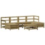 Garden sofa set 7 pieces impregnated pine wood by vidaXL, Garden sets - Ref: Foro24-3250991, Price: 417,52 €, Discount: %