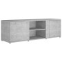 Mueble de TV madera contrachapada gris hormigón 120x34x37 cm de vidaXL, Muebles TV - Ref: Foro24-801165, Precio: 63,11 €, Des...