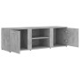 Mueble de TV madera contrachapada gris hormigón 120x34x37 cm de vidaXL, Muebles TV - Ref: Foro24-801165, Precio: 63,11 €, Des...